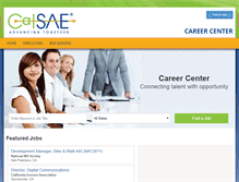 Tablet Screenshot of career.calsae.org